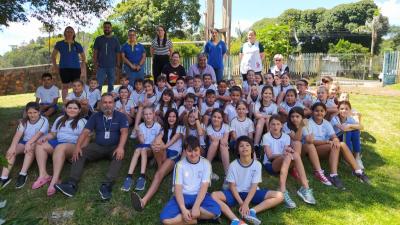 InauguraÃ§Ã£o do Projeto Ãguas e Mel promove educaÃ§Ã£o ambiental em Laranjeiras do Sul